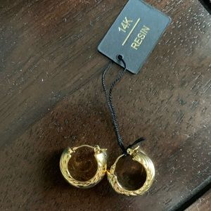 14K Gold Hoop Earrings